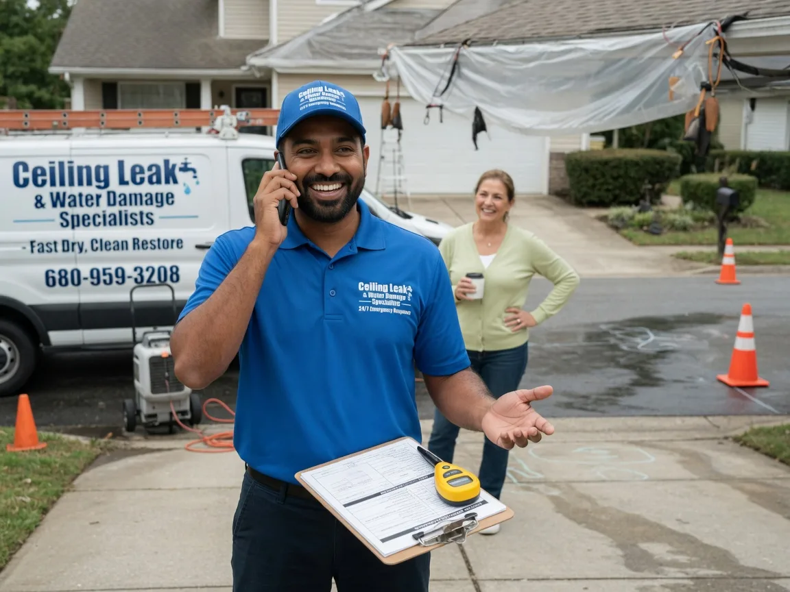 Ceiling Leak Cleanup Burlingham, NY FAQs